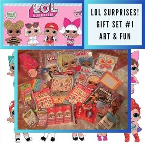 NEW: KID PACK Over 23 ITEMS LOL SURPRISE! THEMED GIFT SET - Set 1
